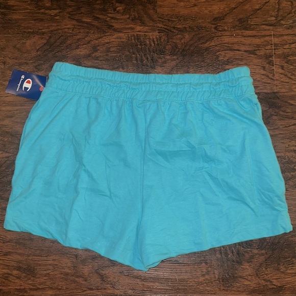 NWT Women’s Champion Mid-Weight Teal Shorts (XL) - Picture 3 of 6